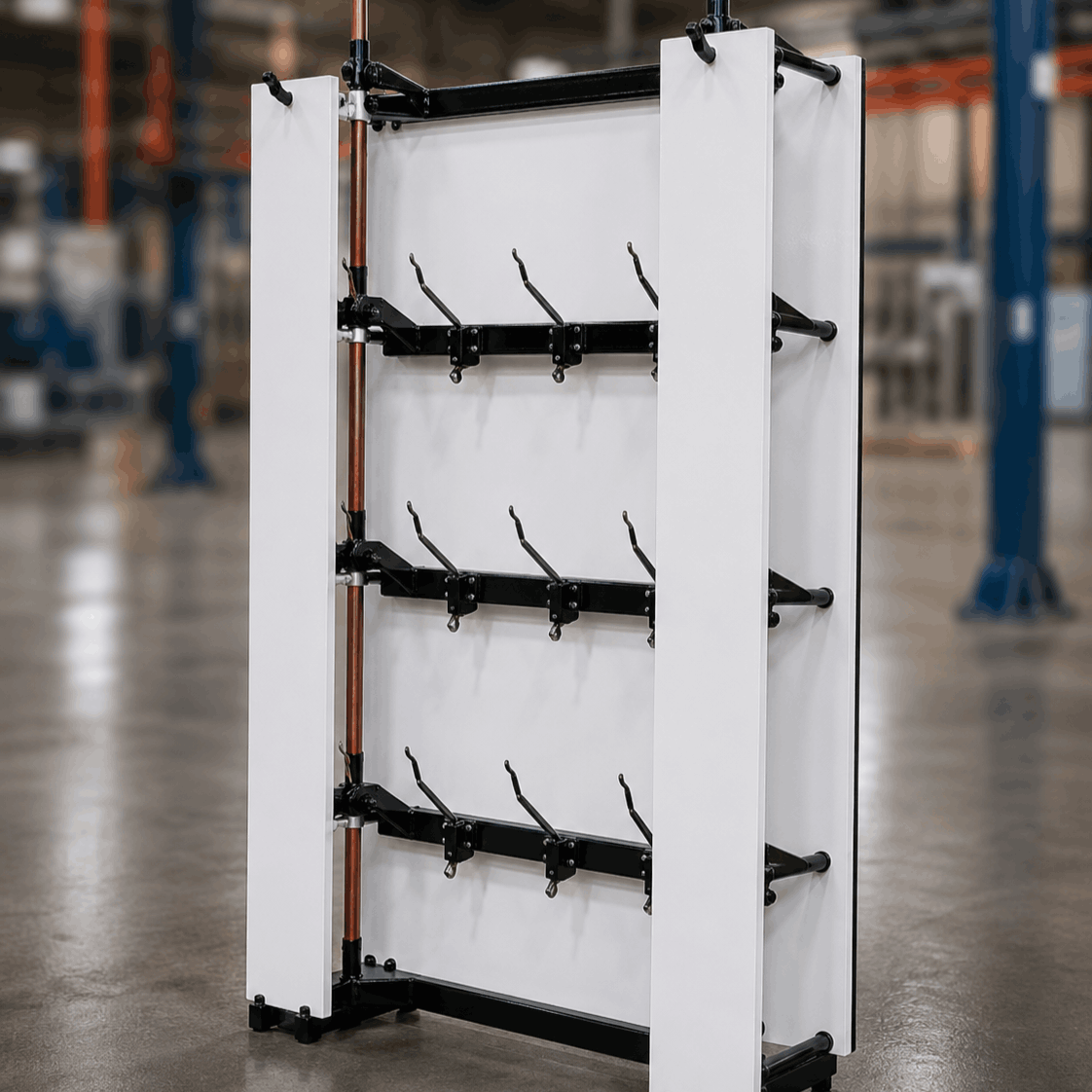 EPSI custom powder coating rack