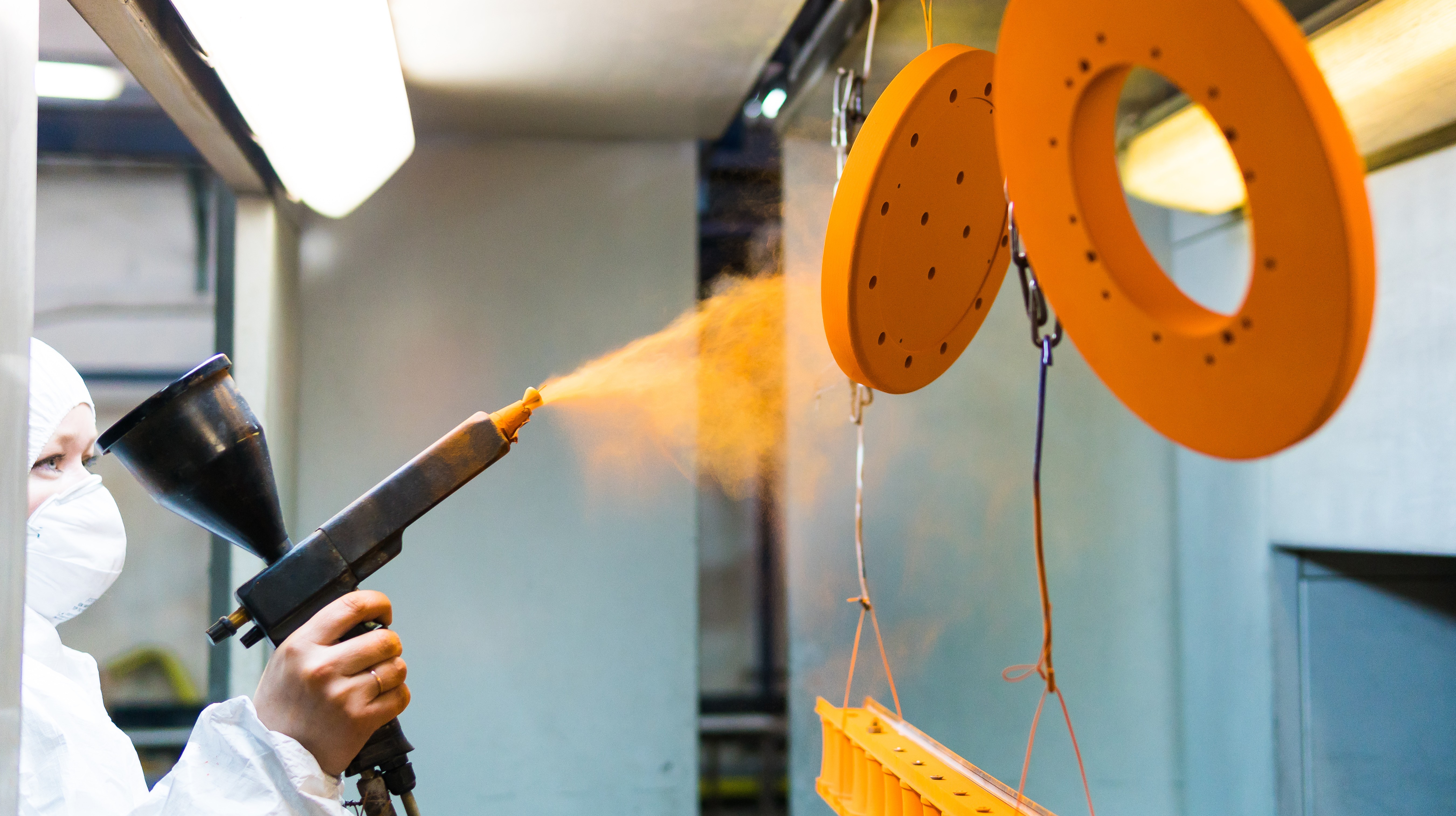 Powder coating throughput improvement